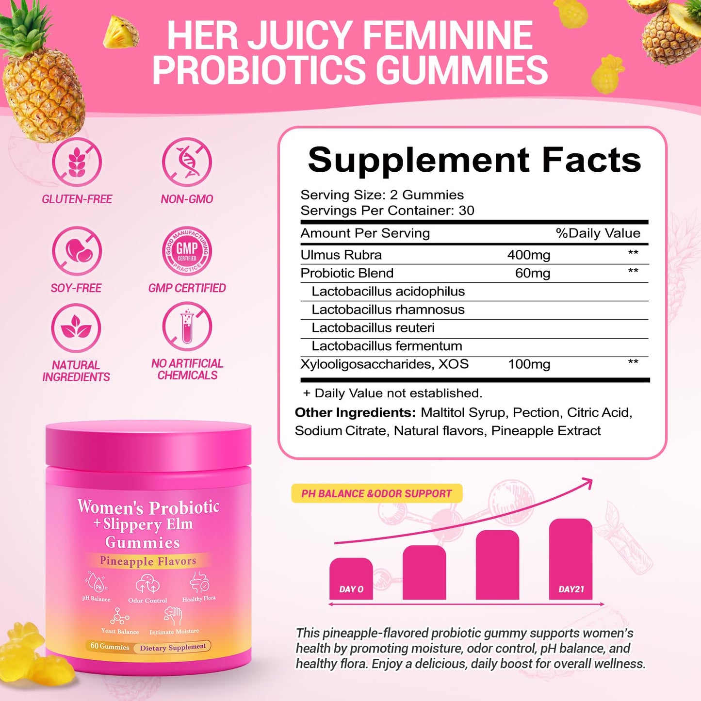 Juicy Feminine Probiotics Gummies